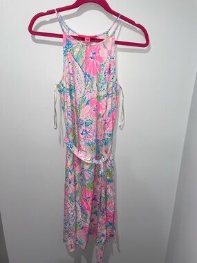 Lilly Pulitzer Pink Paisley Sleeveless Midi Dress